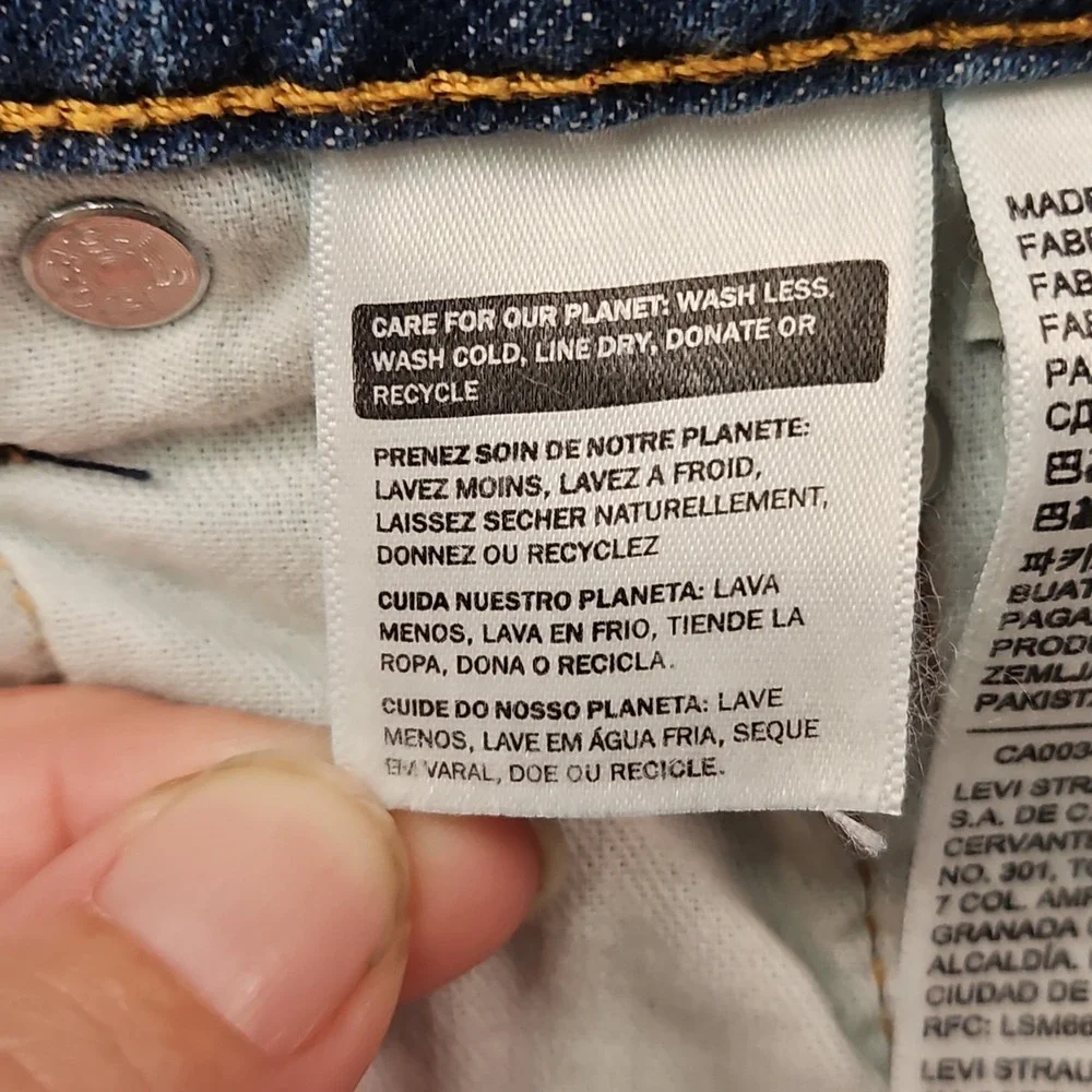 Levis 505 Jeans Mens 34x34 Blue Stretch Denim Relaxed Dad Light Wash Fade Grunge